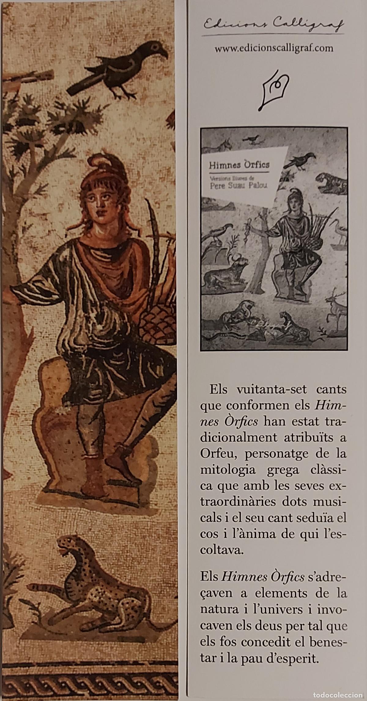 Coleccionismo marcap&aacute;ginas: MARCAPAGINAS - CALLIGRAF - HIMNES ORFICS - Foto 1