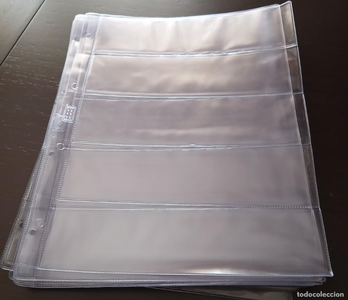 Coleccionismo marcap&aacute;ginas: Veinte hojas transparente para marcapaginas nuevos - Foto 1