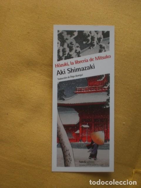 Coleccionismo marcap&aacute;ginas: marcapaginas H&ocirc;zuki librer&iacute;a de Mitsuko, editorial N&oacute;rdica - Foto 1