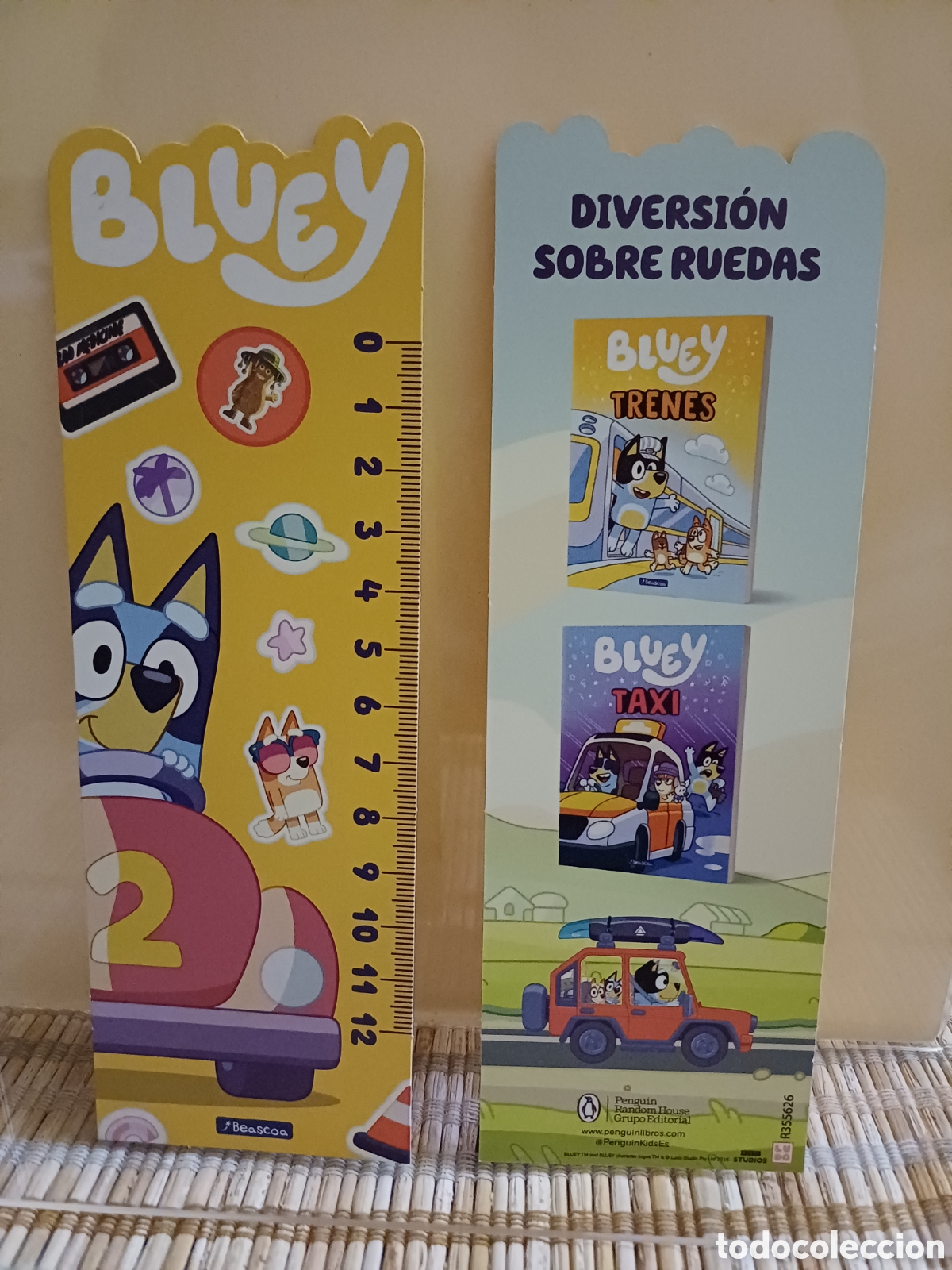 Coleccionismo Marcap&aacute;ginas: Marcap&aacute;ginas Bluy Diversi&oacute;n sobre ruedas