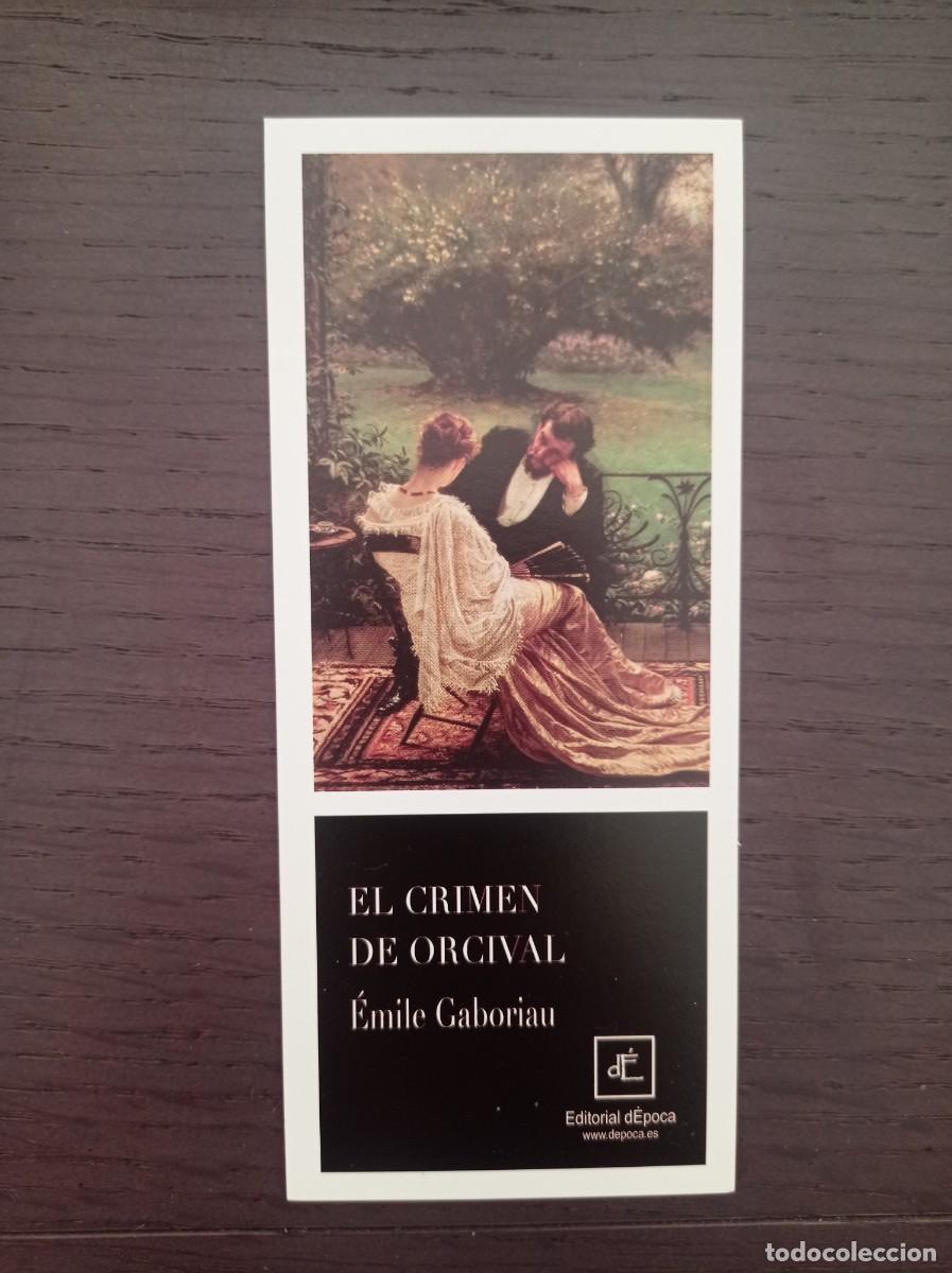 Coleccionismo Marcap&aacute;ginas: MARCAP&Aacute;GINAS. EDITORIAL D'EPOCA. EMILE GABORIAU. EL CRIMEN DE ORCIVAL
