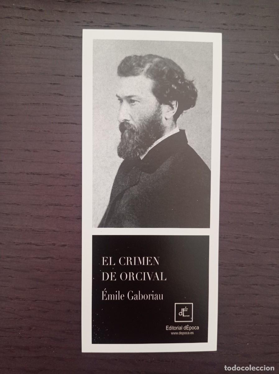 Coleccionismo Marcap&aacute;ginas: MARCAP&Aacute;GINAS. EDITORIAL D'EPOCA. EMILE GABORIAU. EL CRIMEN DE ORCIVAL