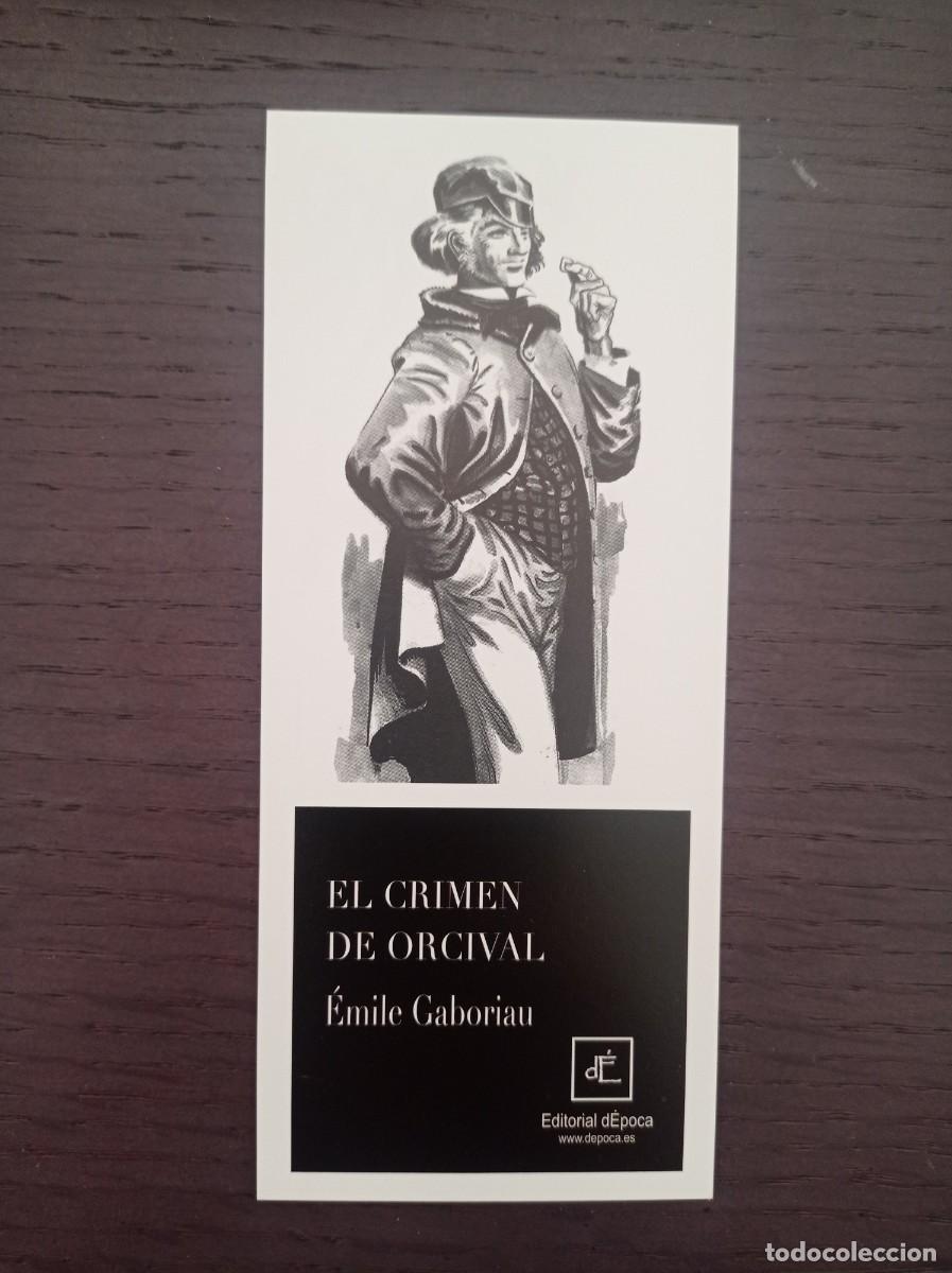 Coleccionismo Marcap&aacute;ginas: MARCAP&Aacute;GINAS. EDITORIAL D'EPOCA. EMILE GABORIAU. EL CRIMEN DE ORCIVAL