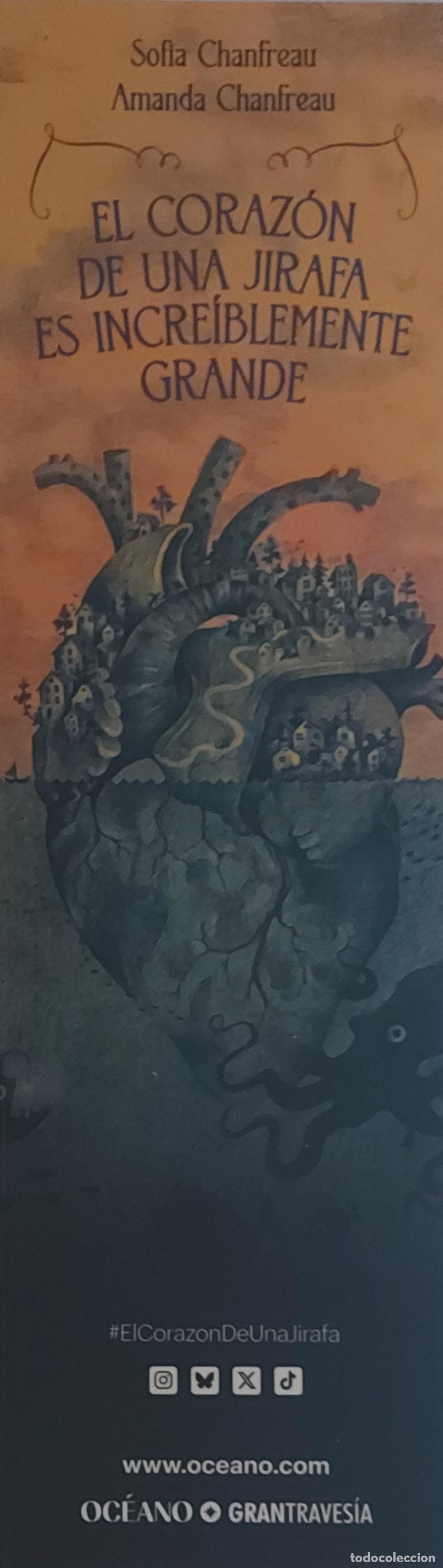 Coleccionismo Marcap&aacute;ginas: MARCAPAGINAS - OCEANO GRAN TRAVESIA - EL CORAZON DE UNA JIRABA ES INCREIBLEMENTE GRANDE