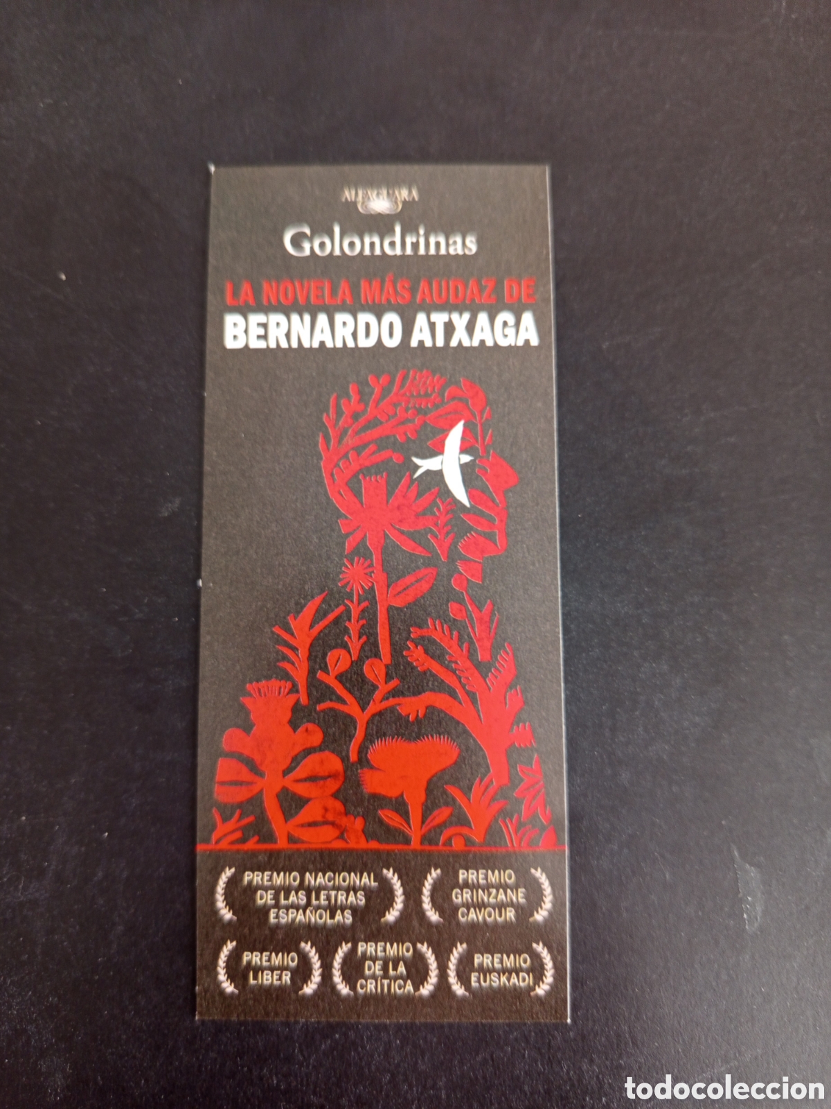 Coleccionismo Marcap&aacute;ginas: MARCAP&Aacute;GINAS. Golondrinas de Bernardo Atxaga. Pedido m&iacute;nimo 3 &euro;. Ver fotos