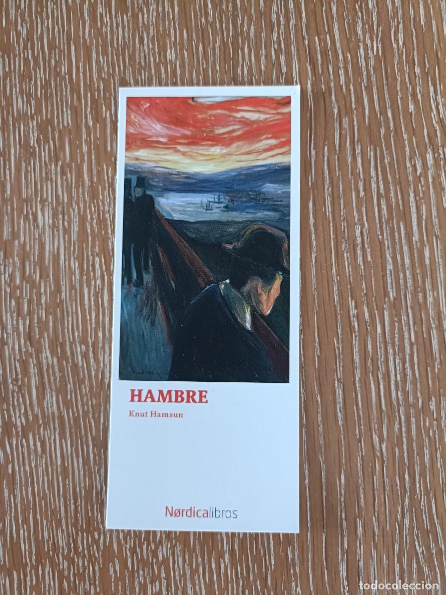 Coleccionismo Marcap&aacute;ginas: MARCAP&Aacute;GINAS - N&Oacute;RDICA LIBROS - HAMBRE - KNUT HAMSUN