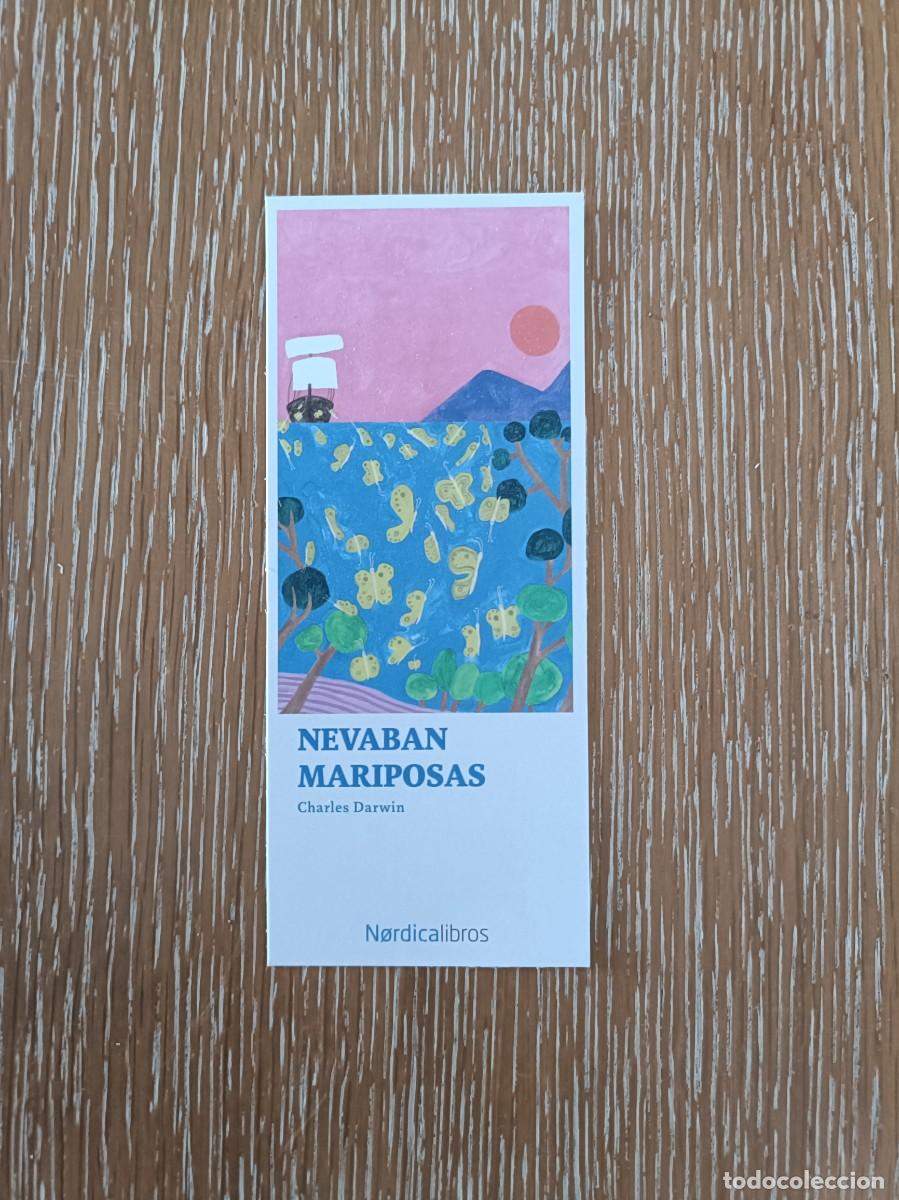 Coleccionismo Marcap&aacute;ginas: MARCAP&Aacute;GINAS - N&Oacute;RDICA LIBROS - NEVABAN MARIPOSAS - CHARLES DARWIN