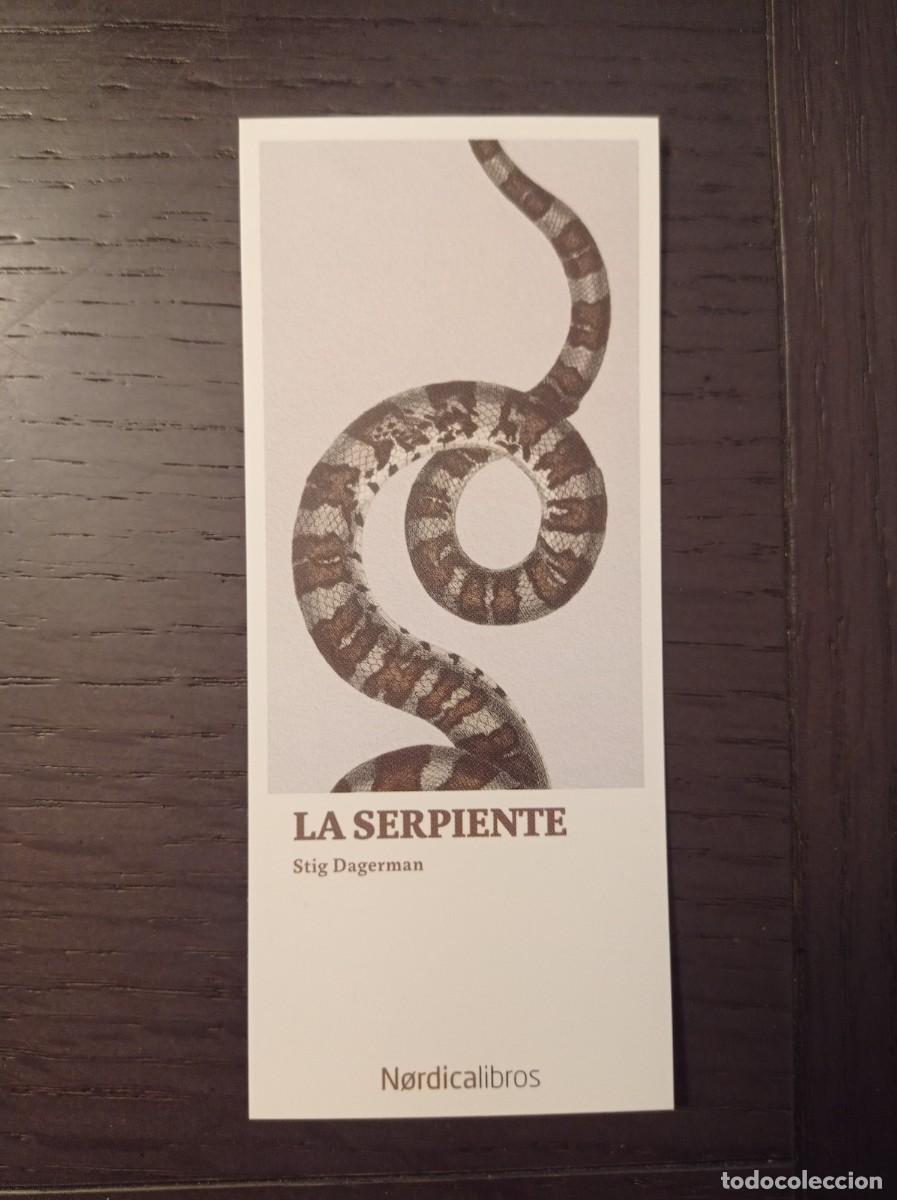 Coleccionismo Marcap&aacute;ginas: MARCAP&Aacute;GINAS. N&Oacute;RDICA LIBROS. STIG DAGERMAN. LA SERPIENTE