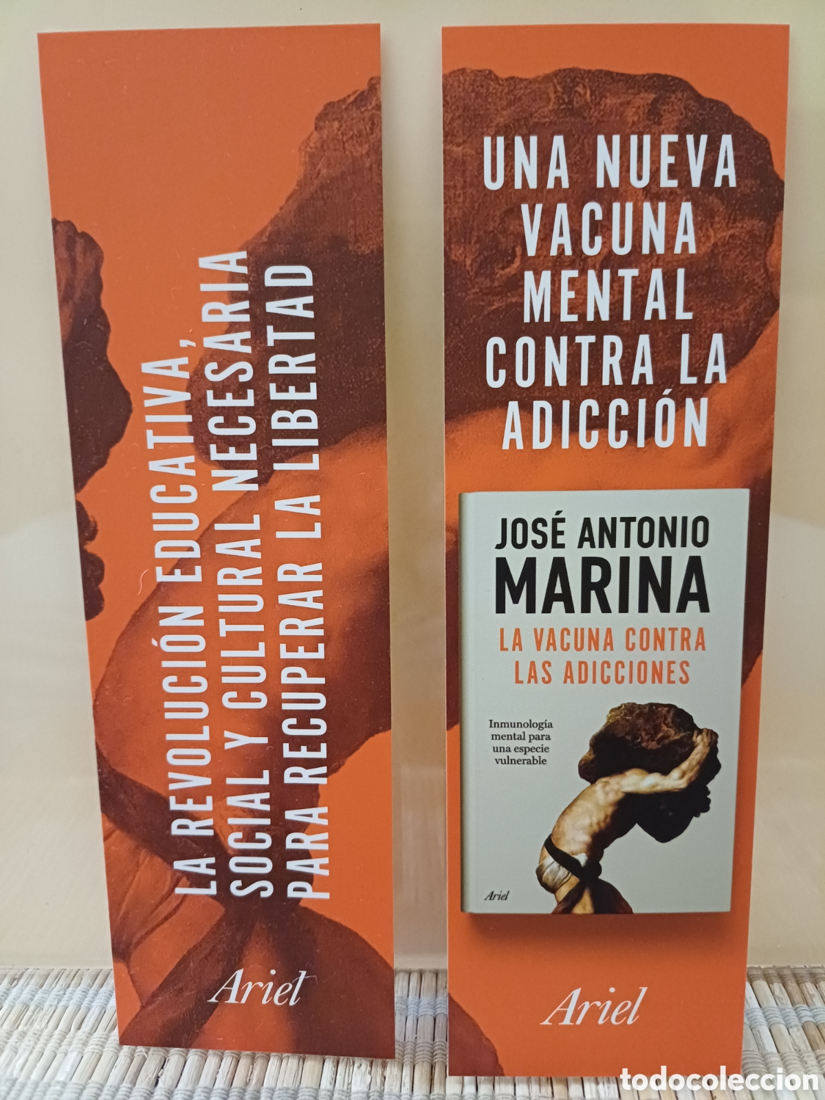 Coleccionismo Marcap&aacute;ginas: Marcap&aacute;ginas La vacuna contra las adicciones