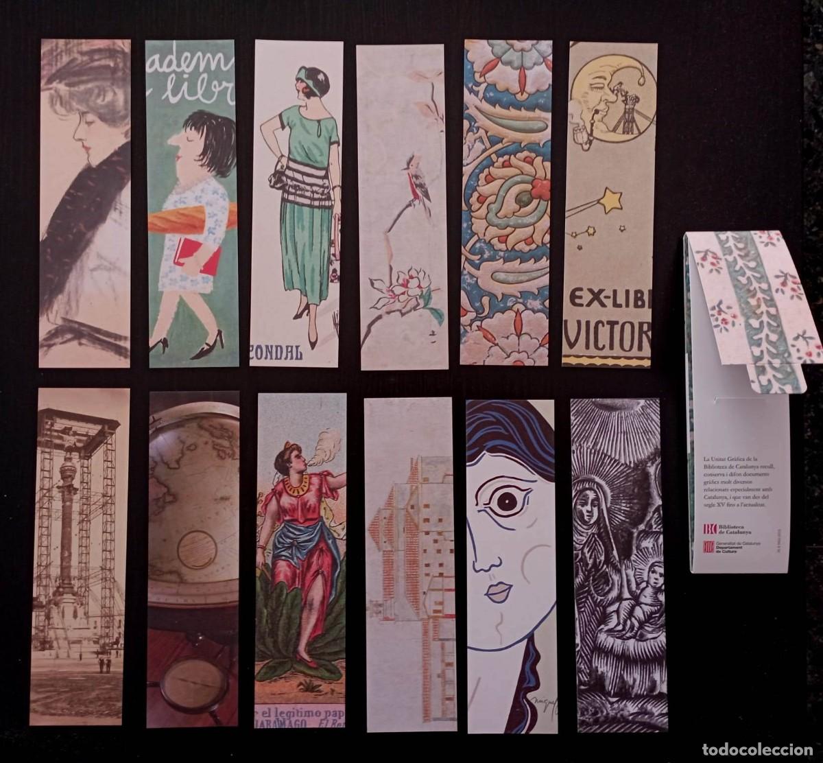 Coleccionismo Marcap&aacute;ginas: Colecci&oacute;n completa 10 Puntos de Libro. &rdquo;100 anys Unitat gr&agrave;fica. Biblioteca Catalunya&rdquo;, 2023