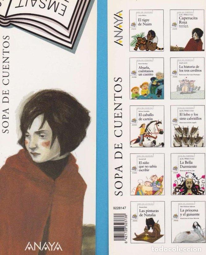 Coleccionismo Marcap&aacute;ginas: CARMEN SEGOVIA. SOPA DE CUENTOS. ANAYA. PUNTO DE LIBRO / MARCAP&Aacute;GINAS