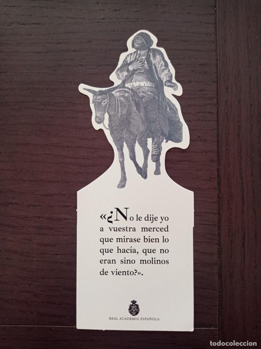 Coleccionismo Marcap&aacute;ginas: MARCAP&Aacute;GINAS. TROQUELADO. REAL ACADEMIA ESPA&Ntilde;OLA. SANCHO PANZA