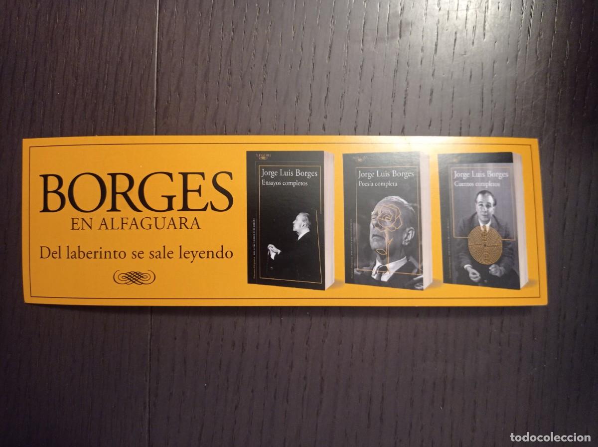 Coleccionismo Marcap&aacute;ginas: MARCAP&Aacute;GINAS. ALFAGUARA. BORGES