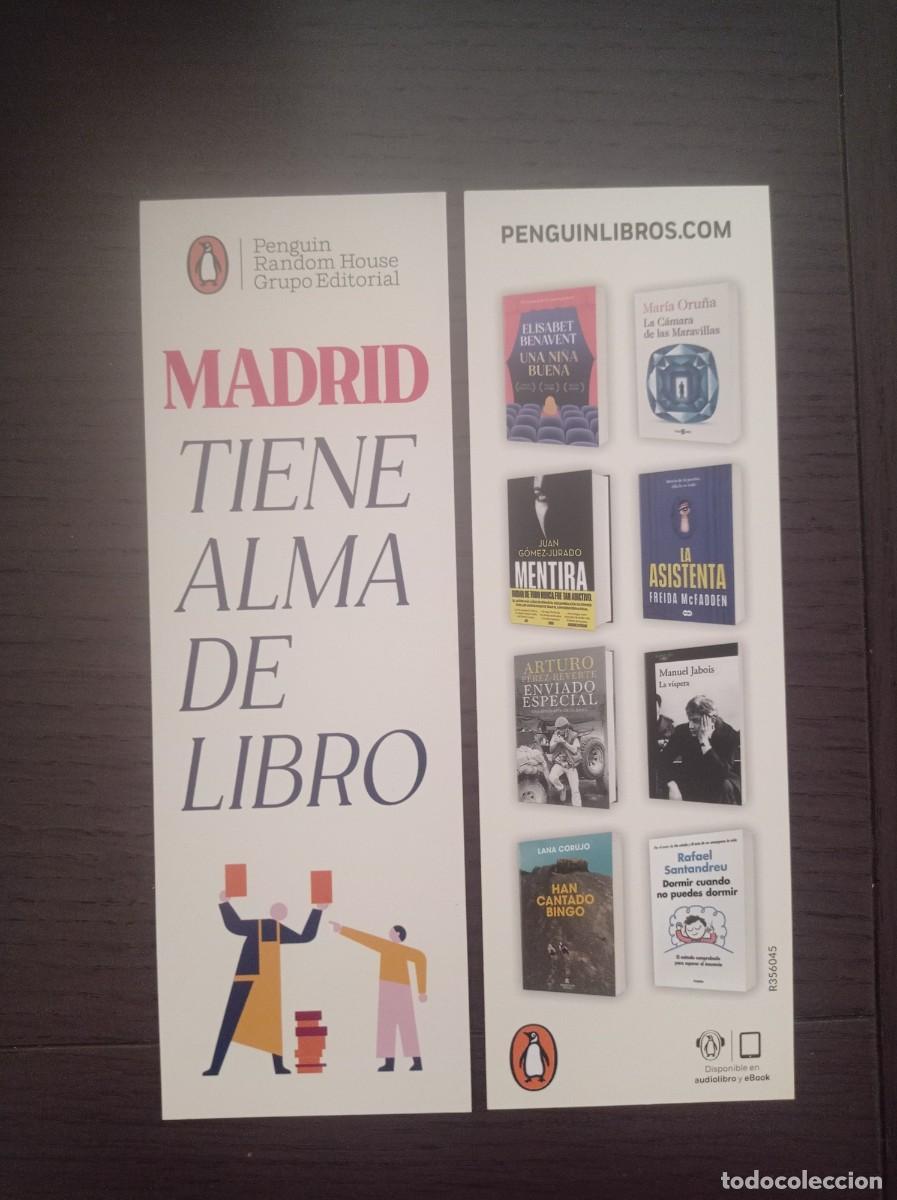 Coleccionismo Marcap&aacute;ginas: MARCAP&Aacute;GINAS. PENGUIN RANDOM HOUSE. MADRID TIENE ALMA DE LIBRO
