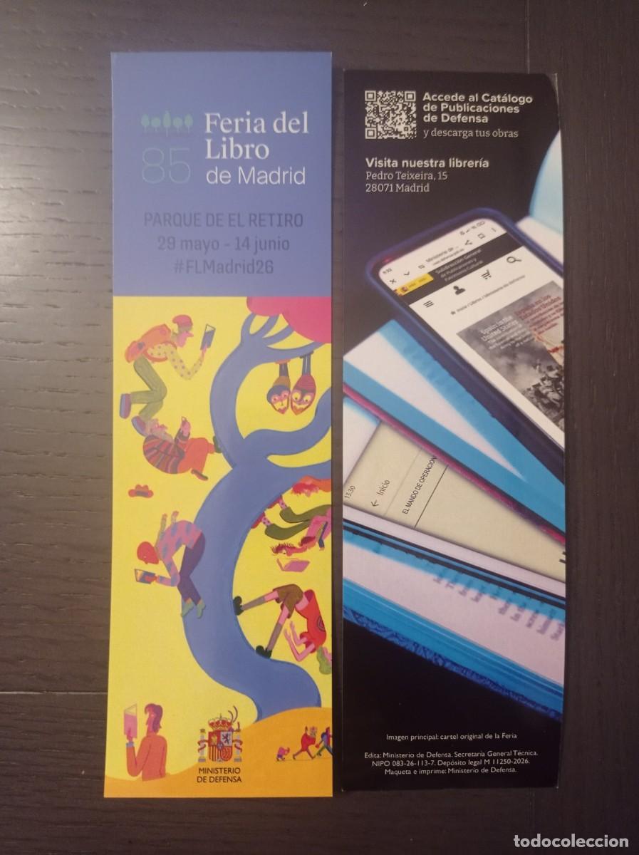 Coleccionismo Marcap&aacute;ginas: MARCAP&Aacute;GINAS. MINISTERIO DE DEFENSA. 85 FERIA DEL LIBRO DE MADRID