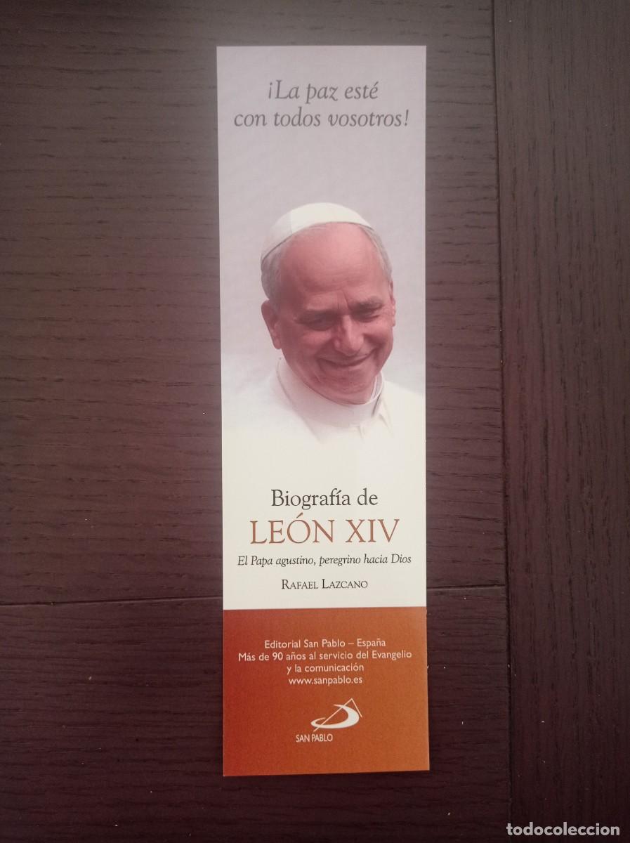Coleccionismo Marcap&aacute;ginas: MARCAP&Aacute;GINAS. SAN PABLO. RAFAEL LAZCANO. BIOGRAF&Iacute;A DE LE&Oacute;N XIV