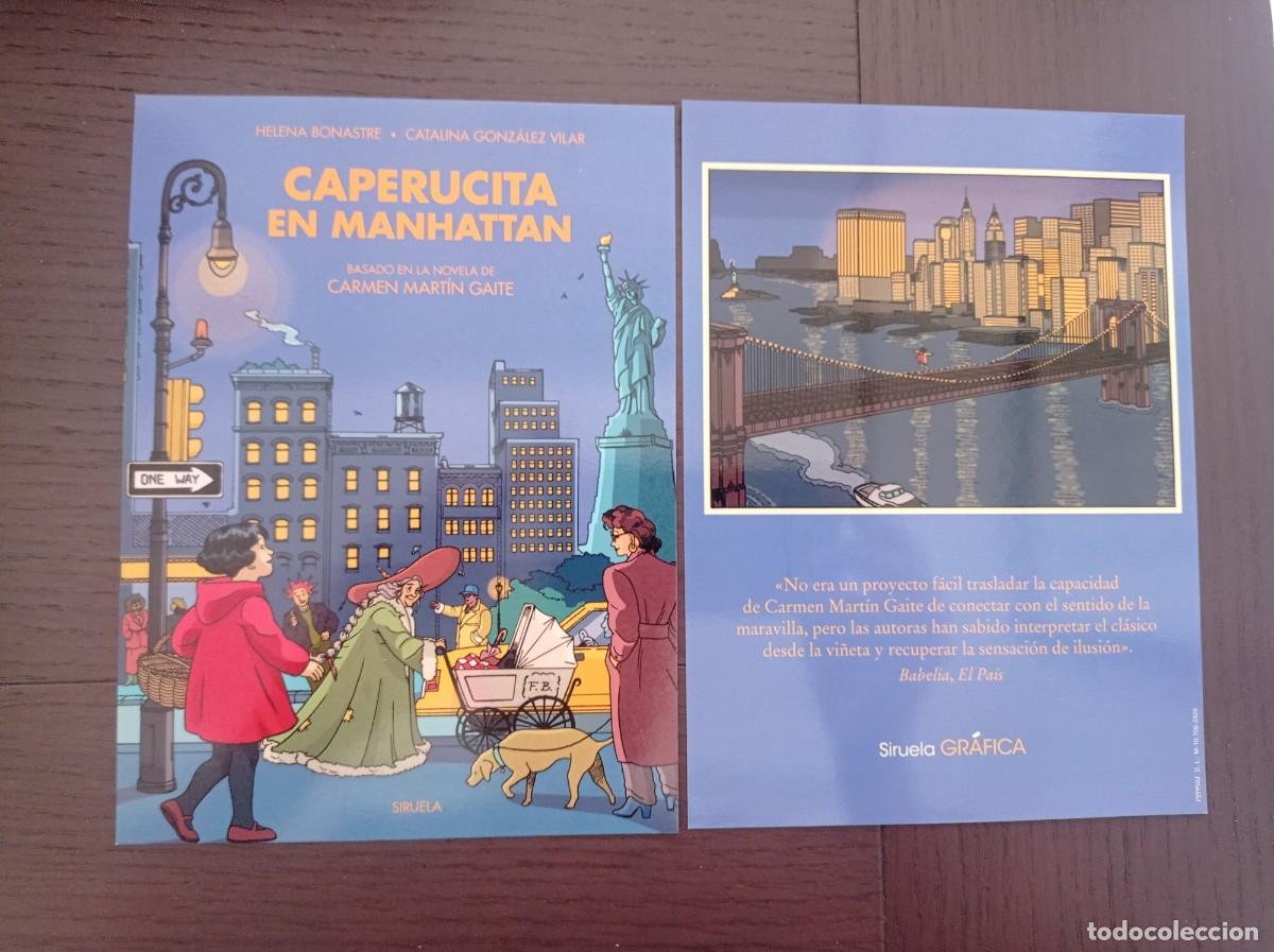 Coleccionismo Marcap&aacute;ginas: MARCAP&Aacute;GINAS. TAMA&Ntilde;O POSTAL GRANDE. SIRUELA. HELENA BONASTRE. CAPERUCITA EN MANHATTAN
