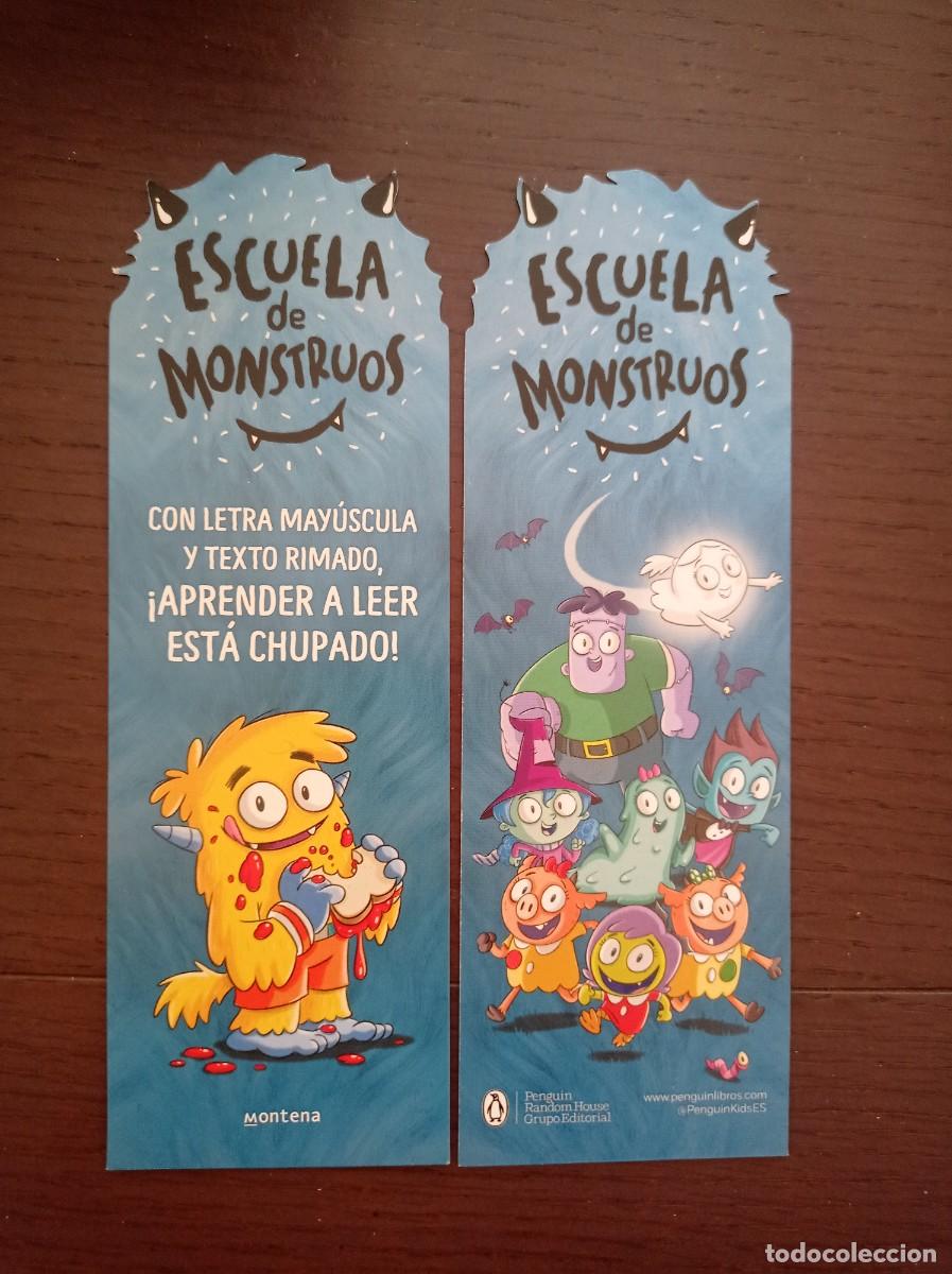 Coleccionismo Marcap&aacute;ginas: MARCAP&Aacute;GINAS. TROQUELADO. MONTENA. ESCUELA DE MONSTRUOS
