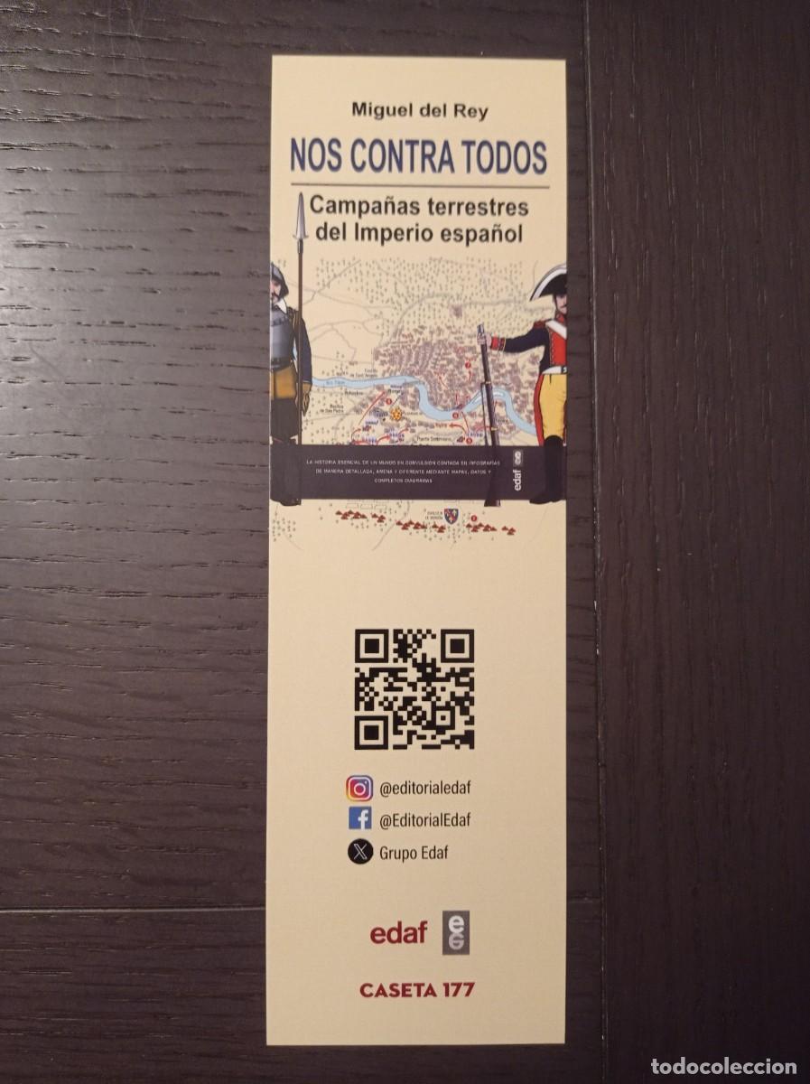 Coleccionismo Marcap&aacute;ginas: MARCAP&Aacute;GINAS. EDAF. MIGUEL DEL REY. NOS CONTRA TODOS