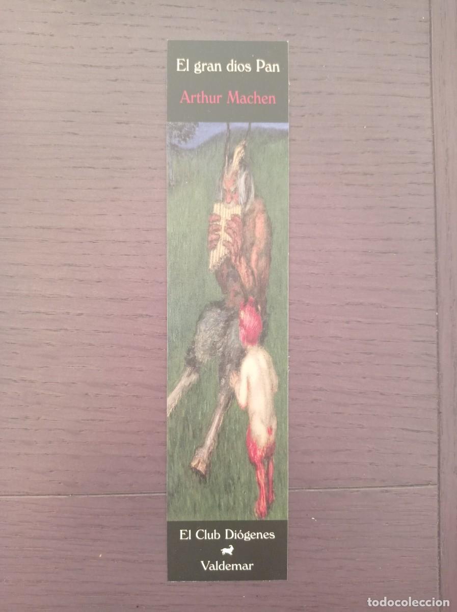 Coleccionismo Marcap&aacute;ginas: MARCAP&Aacute;GINAS. VALDEMAR. ARTHUR MACHEN. EL GRAN DIOS PAN