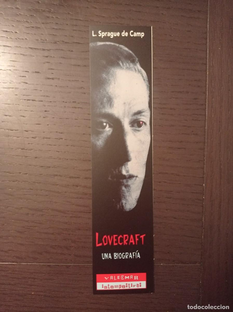 Coleccionismo Marcap&aacute;ginas: MARCAP&Aacute;GINAS. VALDEMAR. L. SPRAGUE DE CAMP. LOVECRAFT. UNA BIOGRAF&Iacute;A