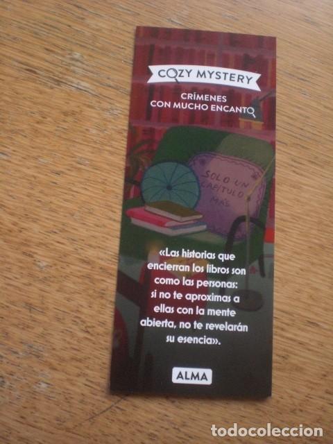 Coleccionismo Marcap&aacute;ginas: marcap&aacute;ginas cozy mystery, editorial Alma