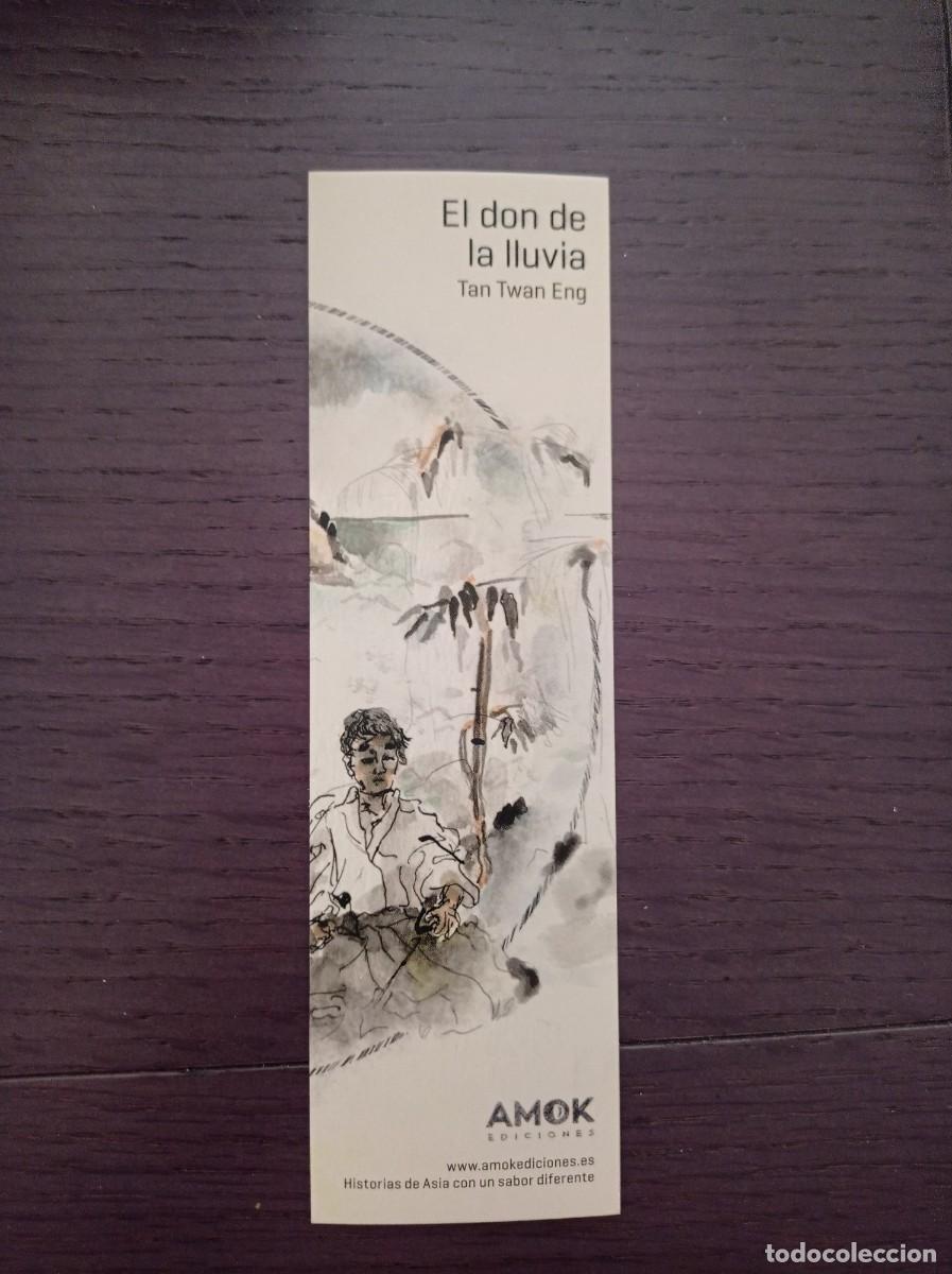 Coleccionismo Marcap&aacute;ginas: MARCAP&Aacute;GINAS. AMOK EDICIONES. TAN TWAN ENG. EL DON DE LA LLUVIA