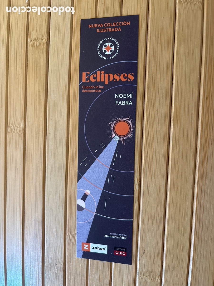 Coleccionismo Marcap&aacute;ginas: Marcap&aacute;ginas Eclipses. Noem&iacute; Fabra. ASM
