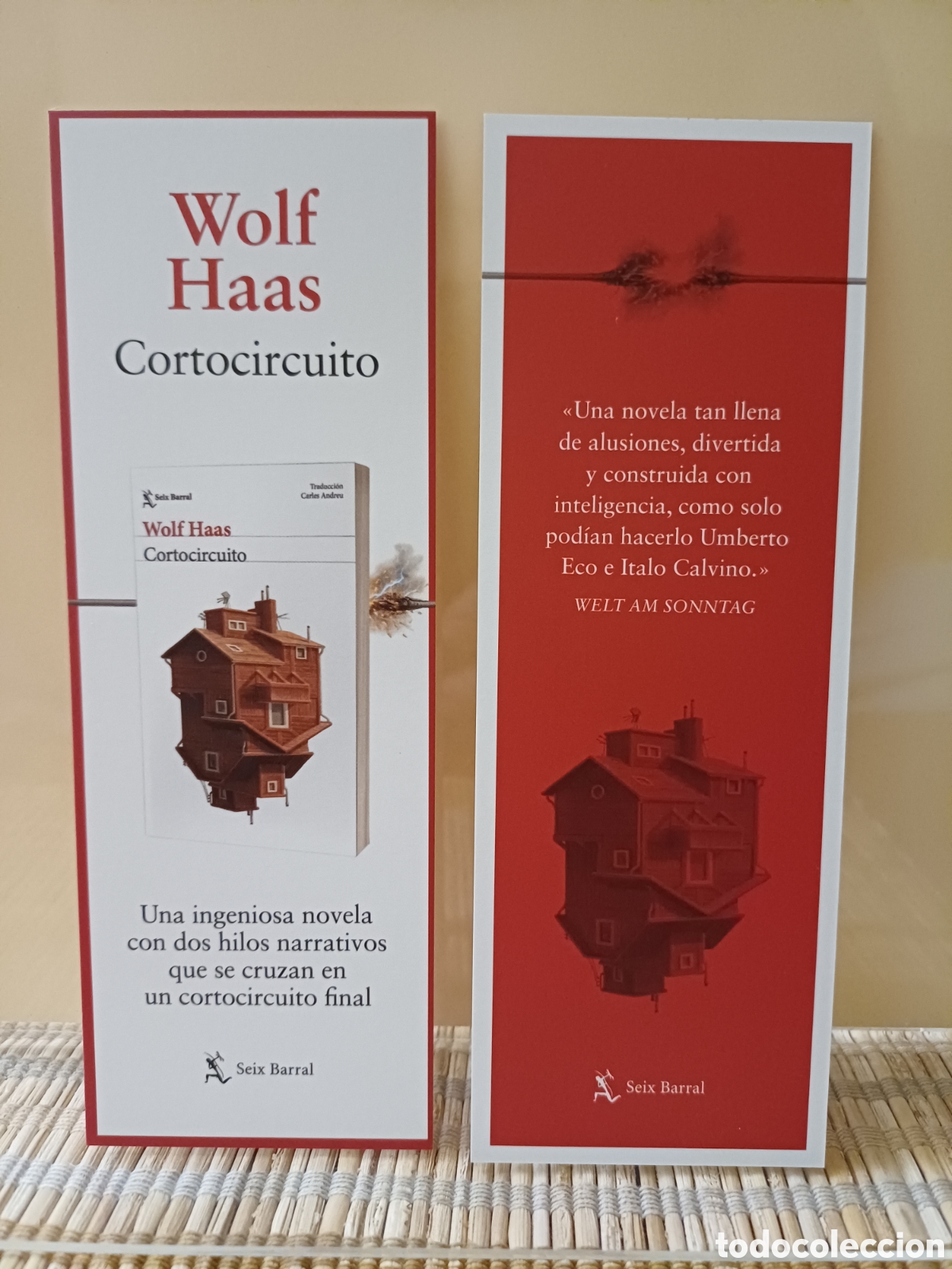 Coleccionismo Marcap&aacute;ginas: Marcap&aacute;ginas Cortocircuito de Wolf Haas