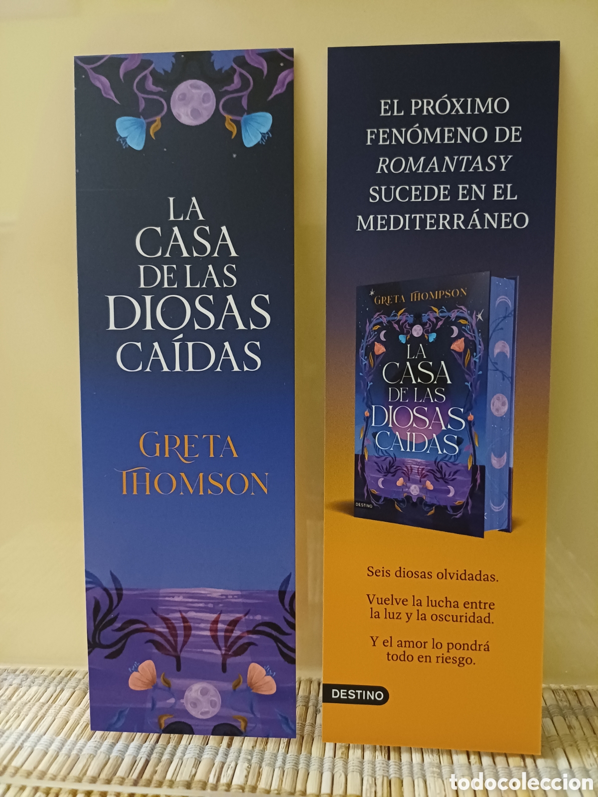 Coleccionismo Marcap&aacute;ginas: Marcap&aacute;ginas La casa de las diosas ca&iacute;das