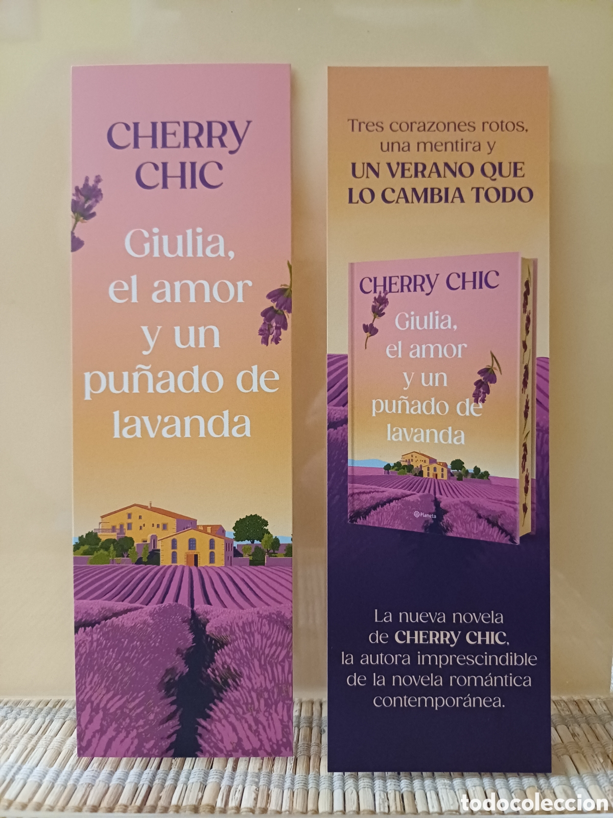 Coleccionismo Marcap&aacute;ginas: Marcap&aacute;ginas Giulia el amor y un pu&ntilde;ado de lavanda