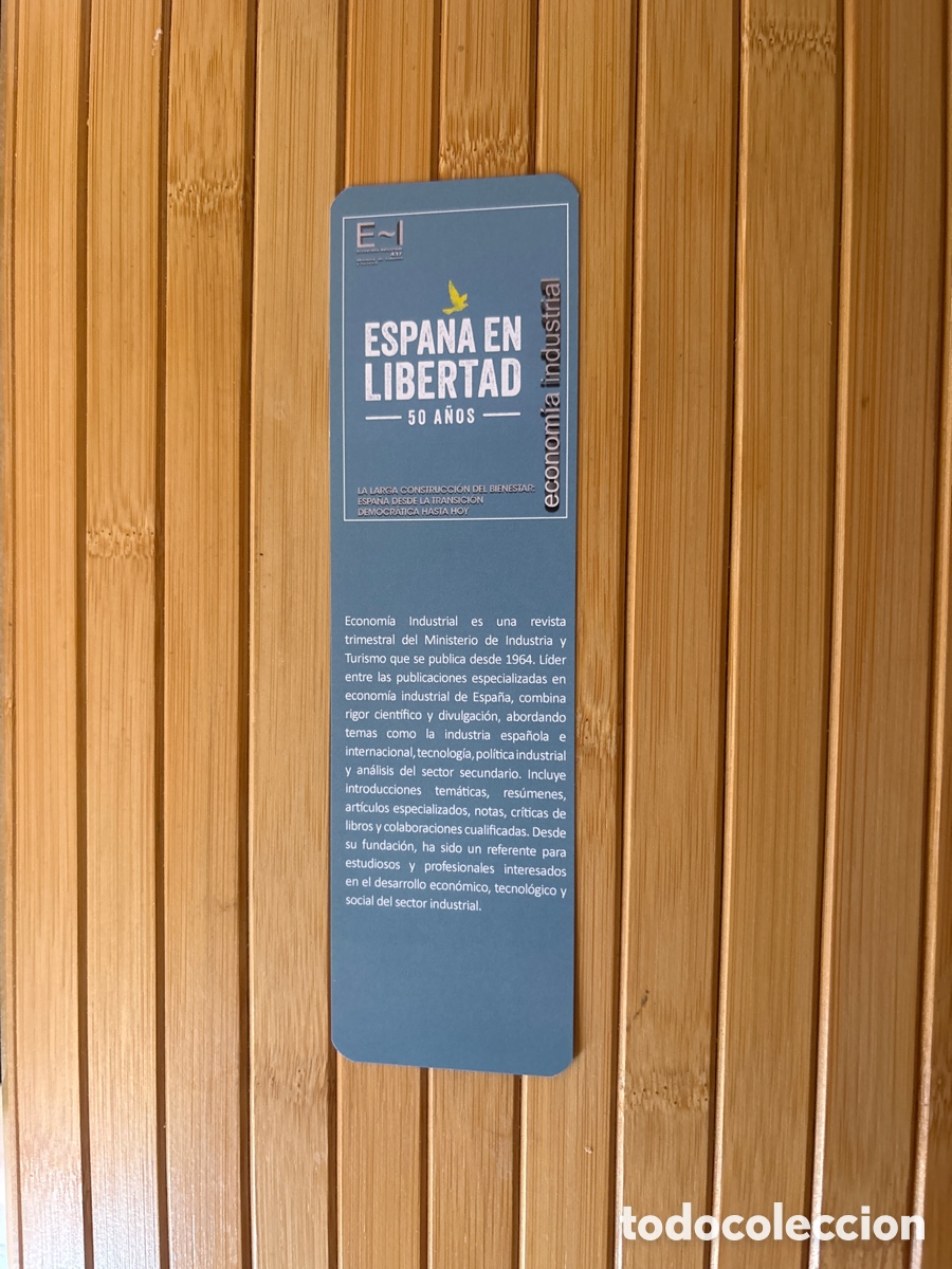 Coleccionismo Marcap&aacute;ginas: Marcap&aacute;ginas Espa&ntilde;a en Libertad. Ministerio Industria y Turismo. ASM