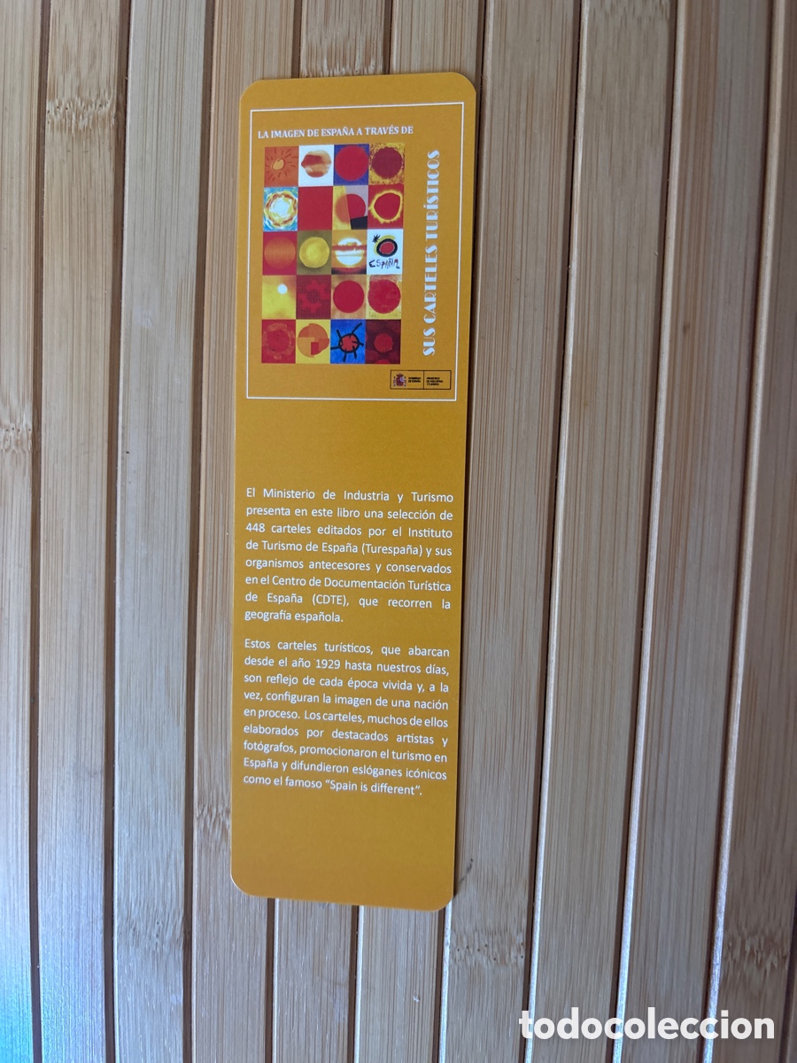 Coleccionismo Marcap&aacute;ginas: Marcap&aacute;ginas La imagen de Espa&ntilde;a a trav&eacute;s d carteles tur&iacute;sticos Ministerio Industria y Turismo. ASM