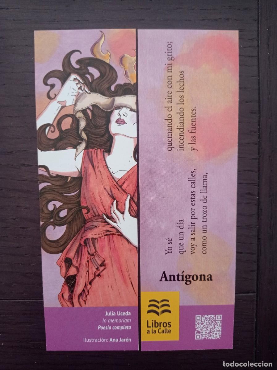 Coleccionismo Marcap&aacute;ginas: MARCAP&Aacute;GINAS. LIBROS A LA CALLE. JULIA UCEDA. POES&Iacute;A COMPLETA