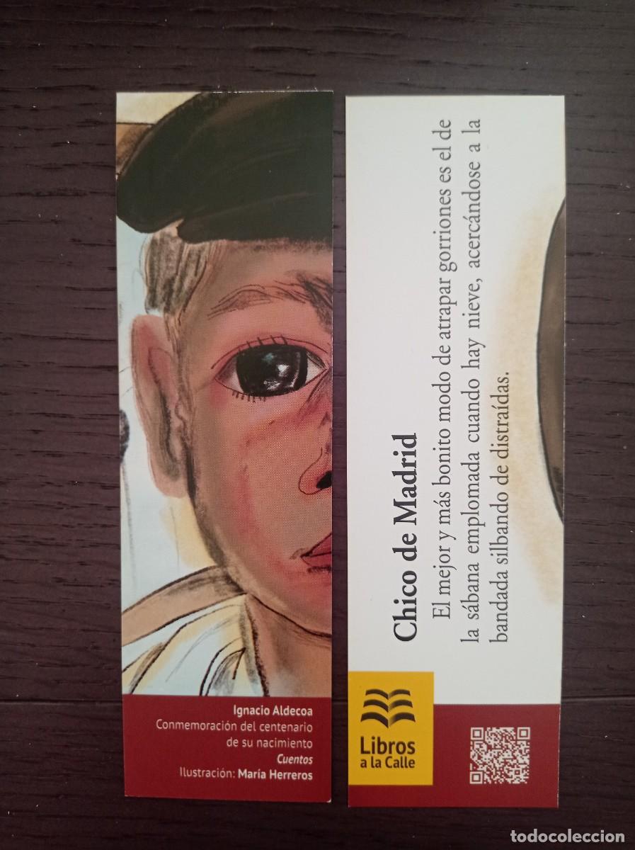 Coleccionismo Marcap&aacute;ginas: MARCAP&Aacute;GINAS. LIBROS A LA CALLE. IGNACIO ALDECOA. CUENTOS