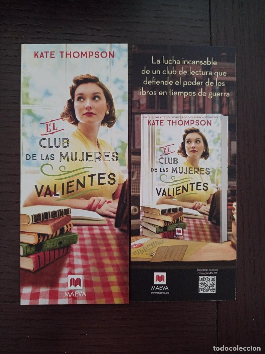 Coleccionismo Marcap&aacute;ginas: MARCAP&Aacute;GINAS. MAEVA. KATE THOMPSON. EL CLUB DE LAS MUJERES VALIENTES