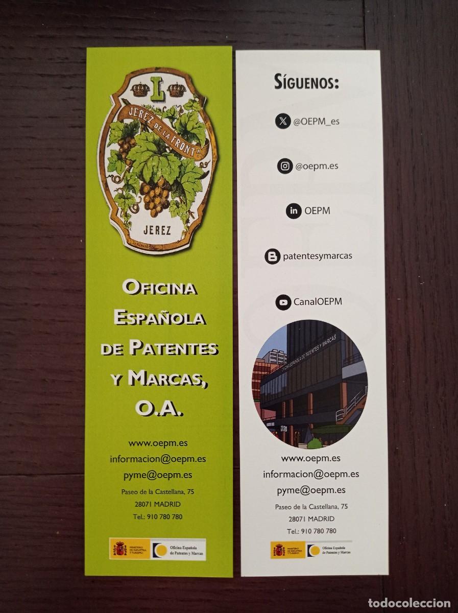 Coleccionismo Marcap&aacute;ginas: MARCAP&Aacute;GINAS. OFICINA ESPA&Ntilde;OLA DE PATENTES Y MARCAS O.A.
