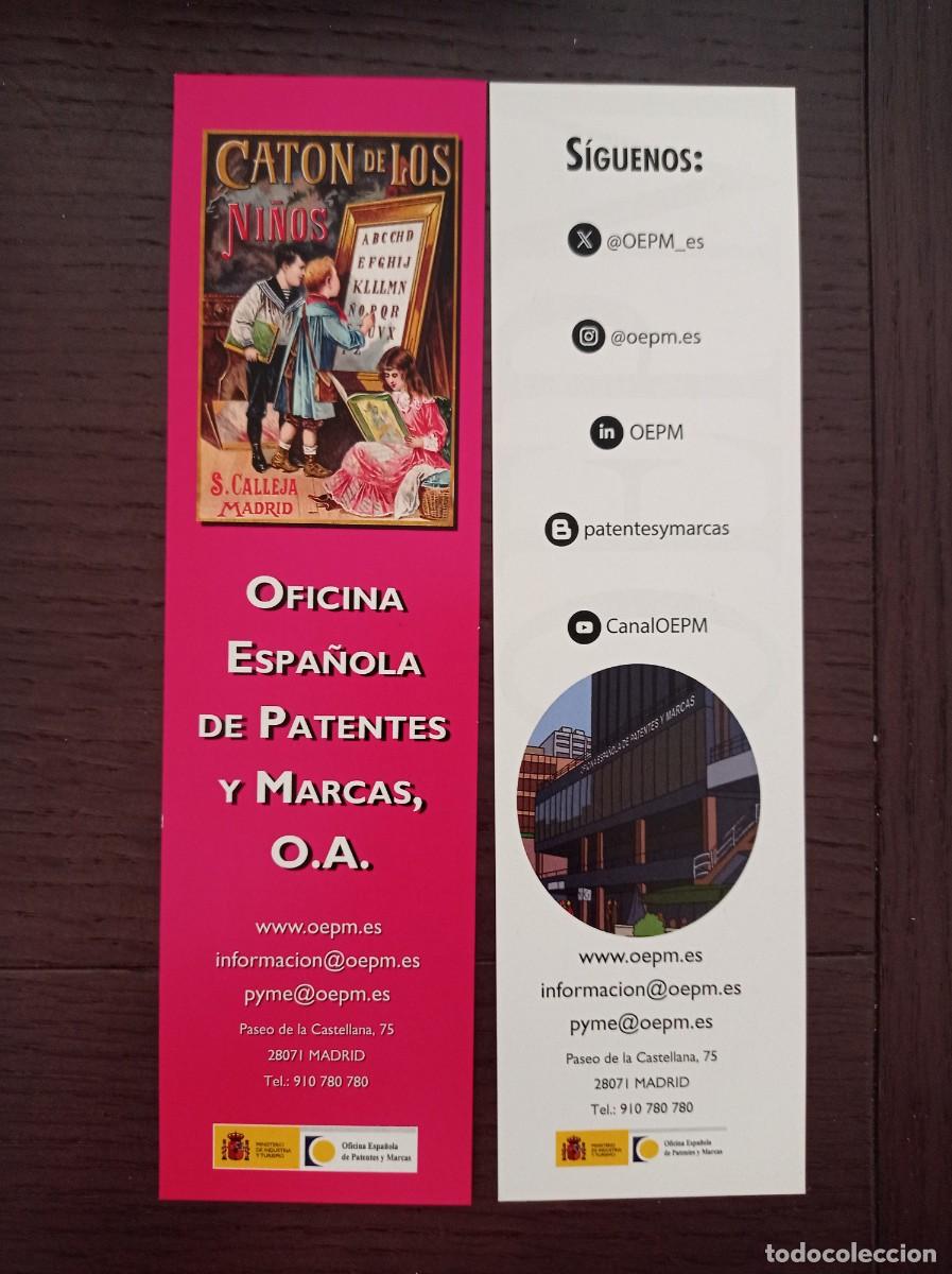 Coleccionismo Marcap&aacute;ginas: MARCAP&Aacute;GINAS. OFICINA ESPA&Ntilde;OLA DE PATENTES Y MARCAS O.A.