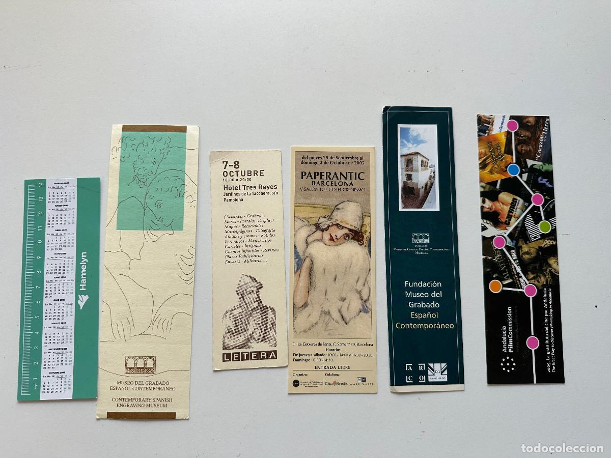 Coleccionismo marcap&aacute;ginas: 6 MARCAPAGINAS DIFERENTES TEMAS - Foto 1