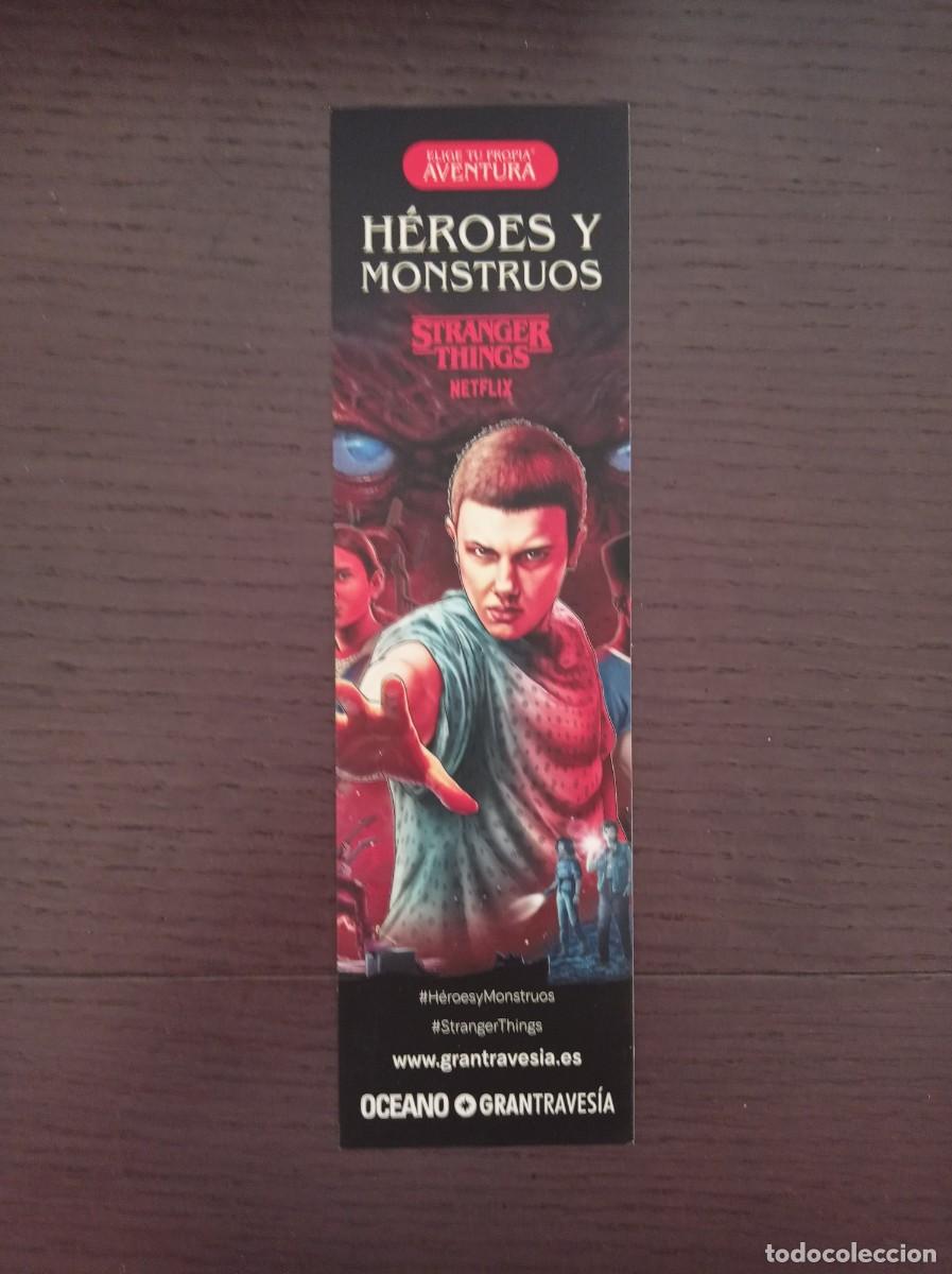 Coleccionismo Marcap&aacute;ginas: MARCAP&Aacute;GINAS. OC&Eacute;ANO. GRAN TRAVES&Iacute;A. STRANGER THINGS. H&Eacute;ROES Y MONSTRUOS