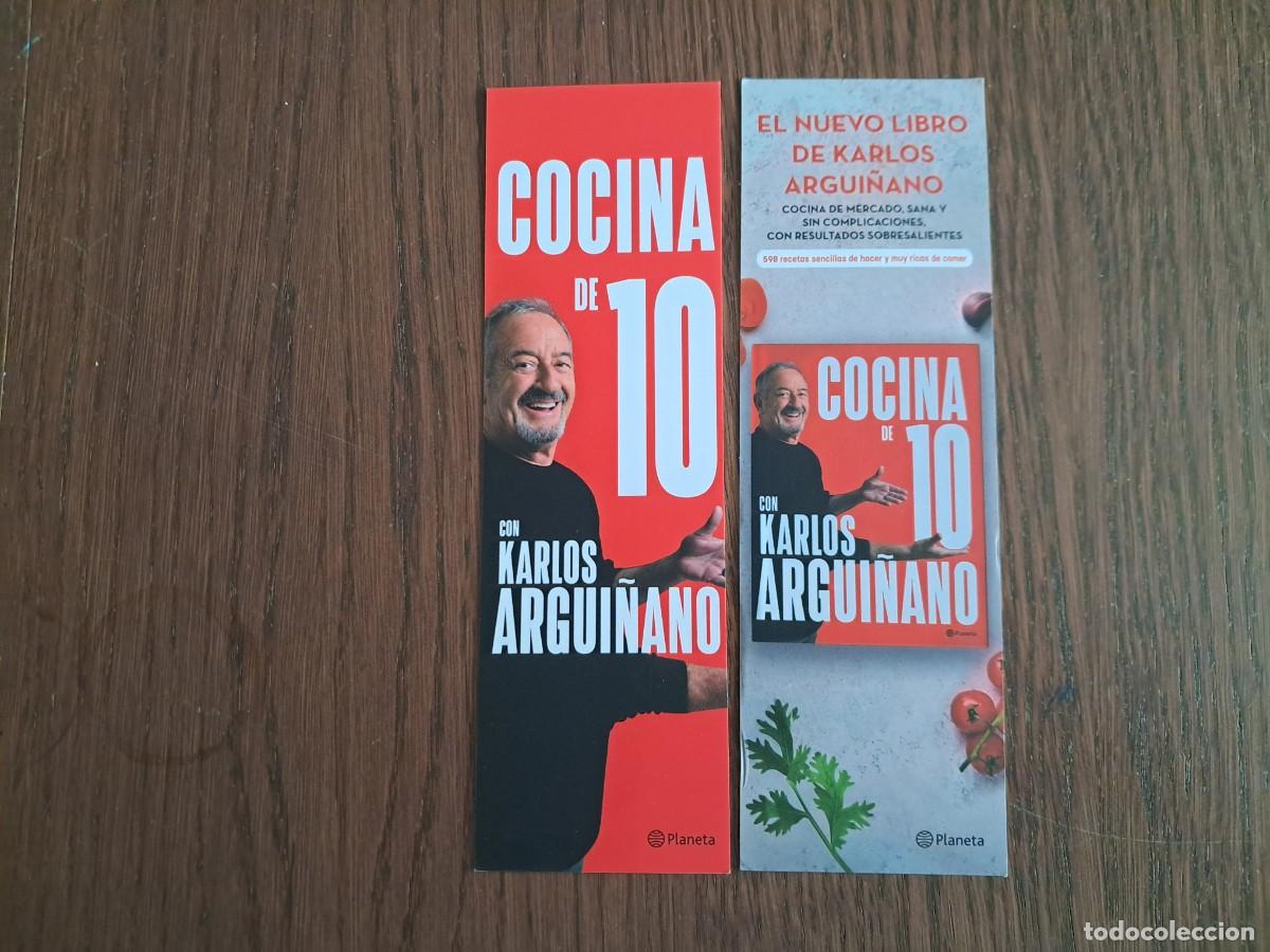 Coleccionismo Marcap&aacute;ginas: marcap&aacute;ginas, punto de libro, cocina de 10, Karlos Argui&ntilde;ano. Planeta.