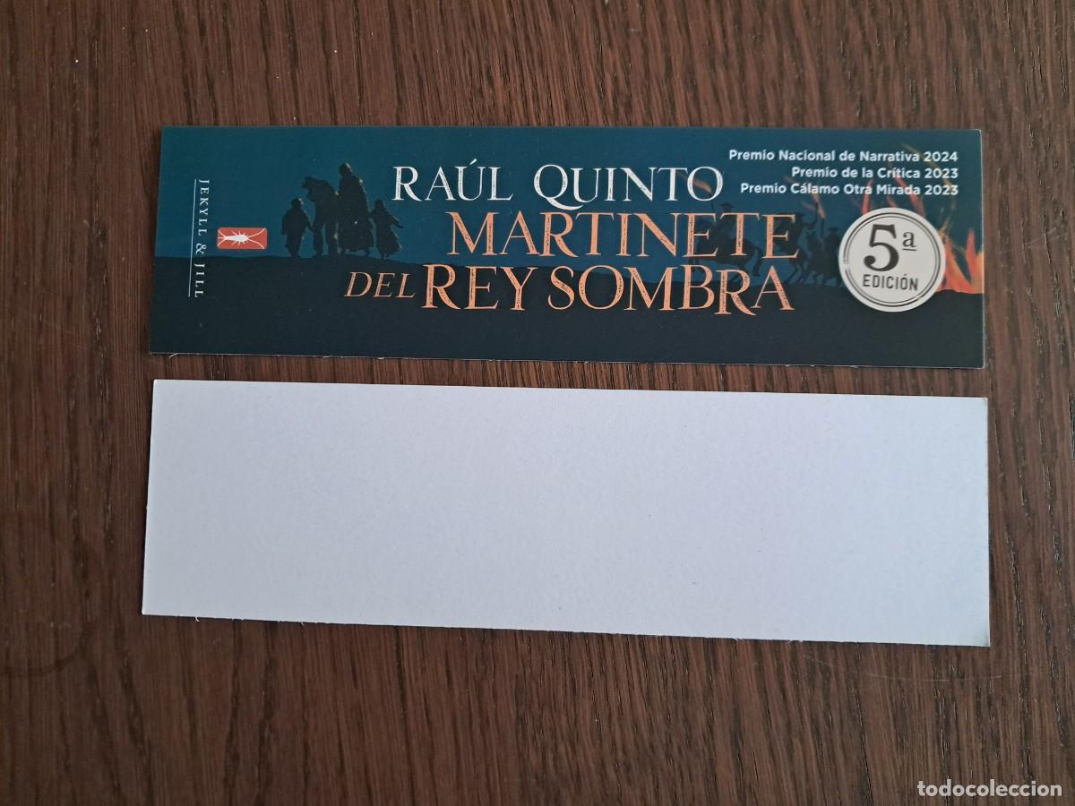Coleccionismo Marcap&aacute;ginas: marcap&aacute;ginas, punto de libro, Martinete del rey y sombra, Ra&uacute;l Quinto. Jekyll & Jill.