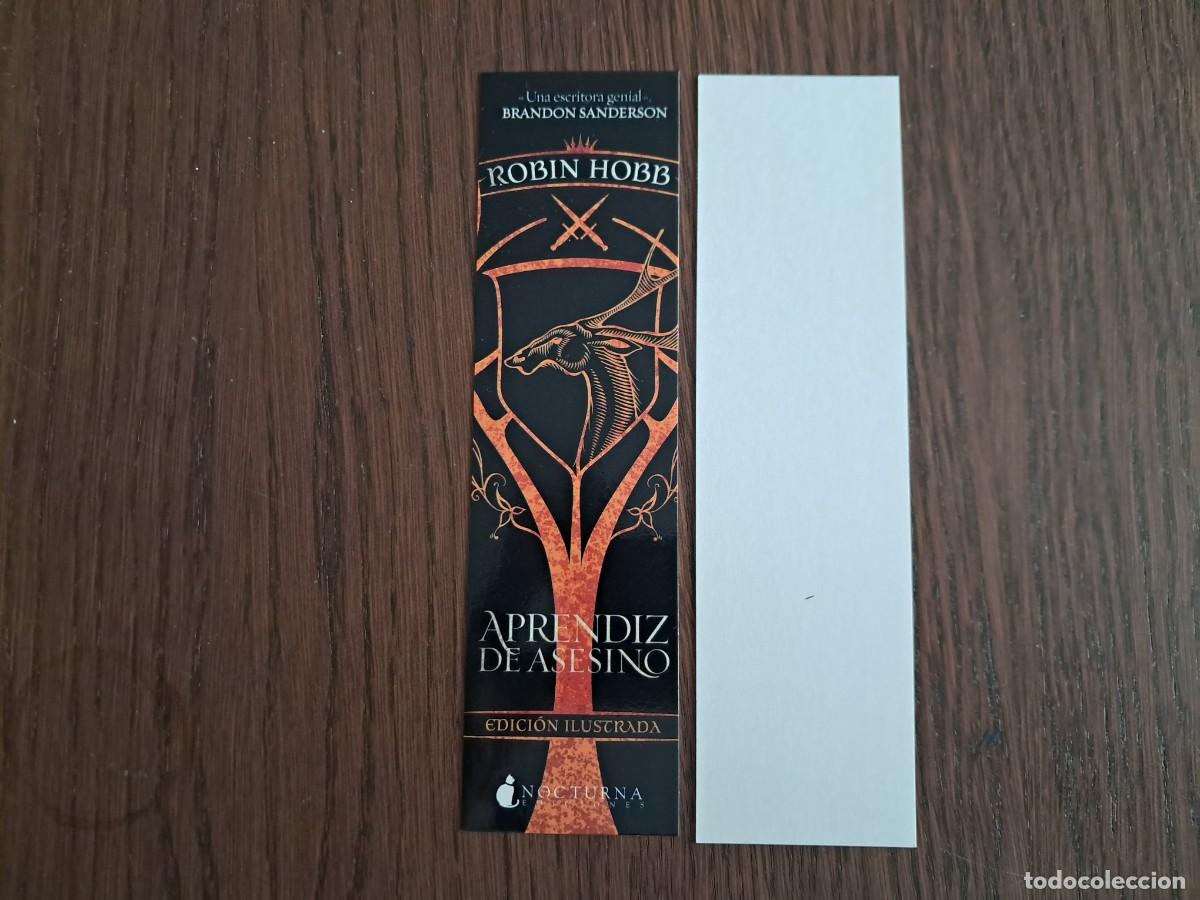 Coleccionismo Marcap&aacute;ginas: marcap&aacute;ginas, punto de libro, aprendiz de asesino, Robin Hobb. nocturna ediciones.