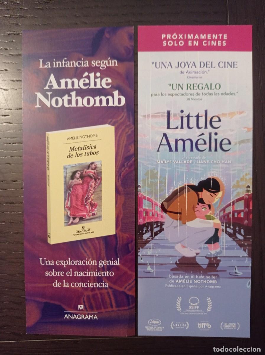 Coleccionismo Marcap&aacute;ginas: MARCAP&Aacute;GINAS. ANAGRAMA. AMELIE NOTHOMB. METAF&Iacute;SICA DE LOS TUBOS