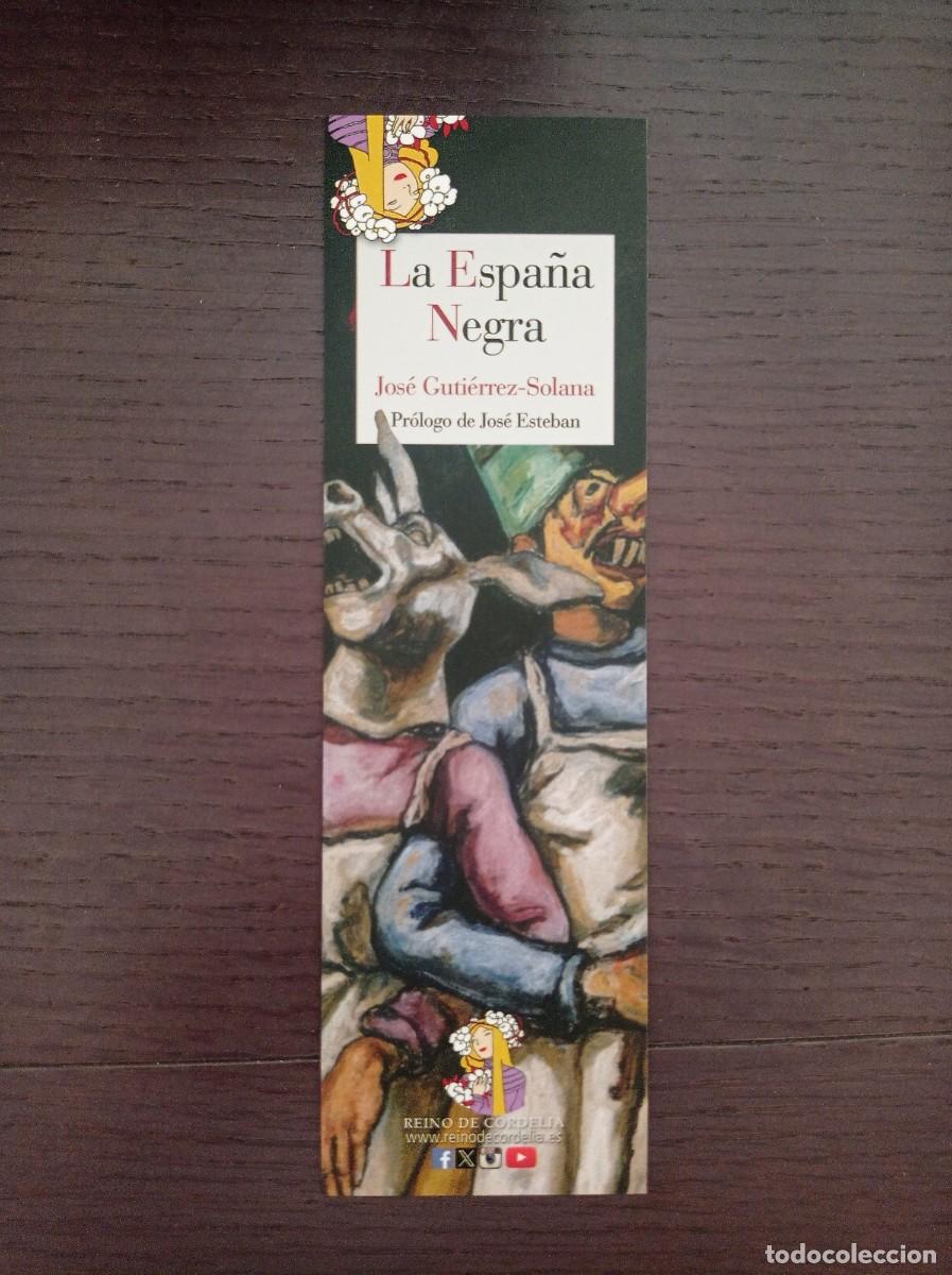 Coleccionismo Marcap&aacute;ginas: MARCAP&Aacute;GINAS. REINO DE CORDELIA. JOS&Eacute; GUTI&Eacute;RREZ-SOLANA. LA ESPA&Ntilde;A NEGRA