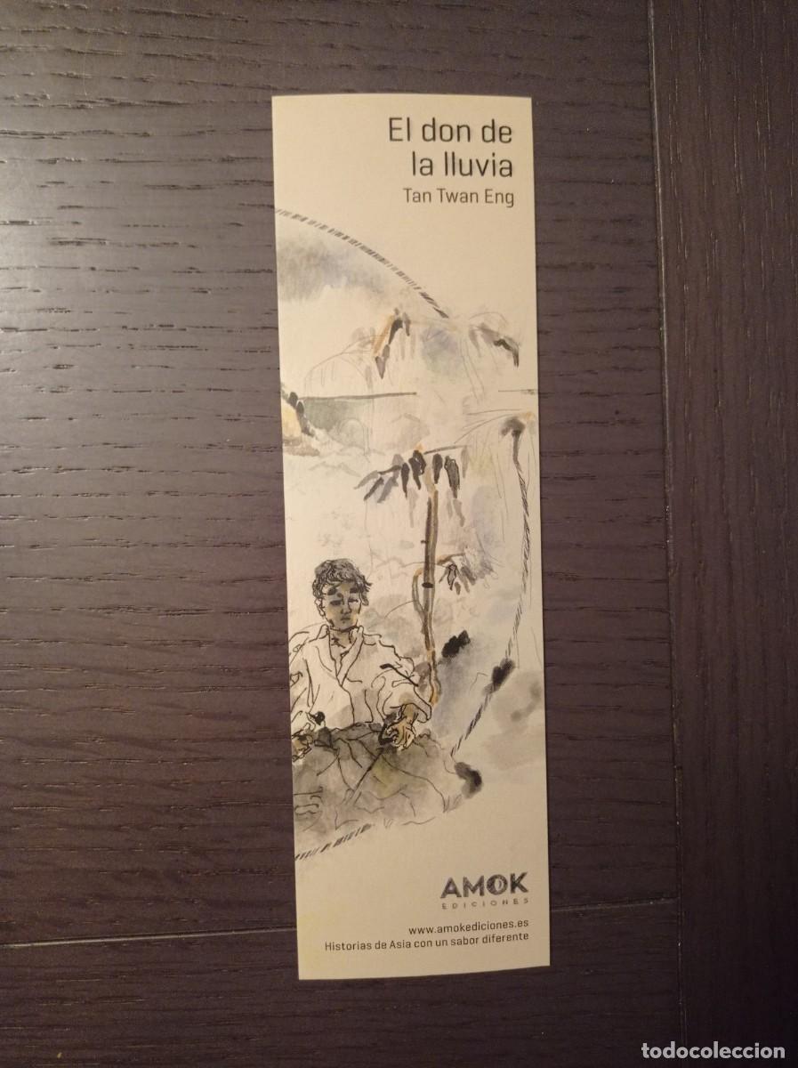 Coleccionismo Marcap&aacute;ginas: MARCAP&Aacute;GINAS. AMOK EDICIONES. TAN TWAN ENG. EL DON DE LA LLUVIA