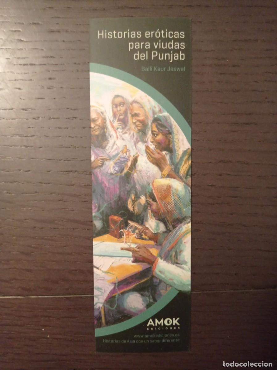 Coleccionismo Marcap&aacute;ginas: MARCAP&Aacute;GINAS. AMOK EDICIONES. BALLI KAUR JASWAL. HISTORIAS ER&Oacute;TICAS PARA VIUDAS DEL PUNJAB