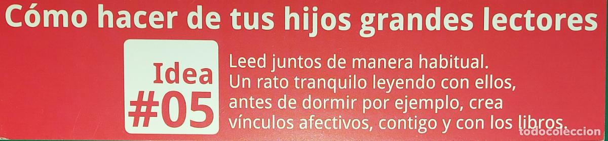 Coleccionismo Marcap&aacute;ginas: MARCAPAGINAS - BOOLINO - COMO HACER DE TUS HIJOS GRANDES LECTORES - IDEA # 5