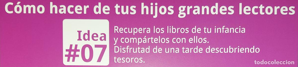 Coleccionismo Marcap&aacute;ginas: MARCAPAGINAS - BOOLINO - COMO HACER DE TUS HIJOS GRANDES LECTORES - IDEA # 7