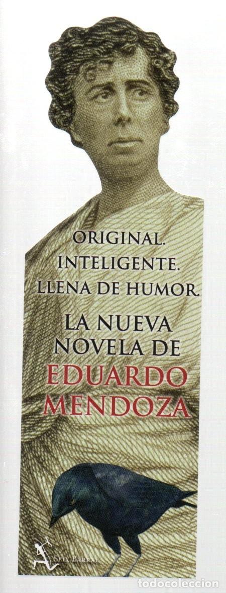 Coleccionismo Marcap&aacute;ginas: MARCAPAGINAS TROQUELADO, EL ASOMBROSO VIAJE DE POMPINIO FLATO. EDUARDO MENDOZA. SEIX BARRAL.